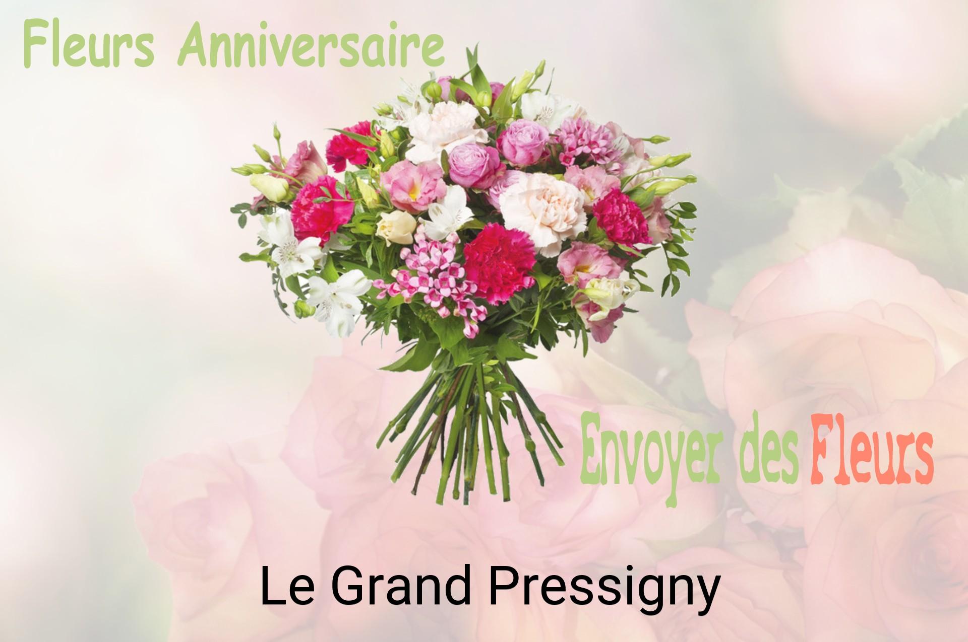 Bouquet de fleurs d’anniversaire livré à Le Grand-Pressigny