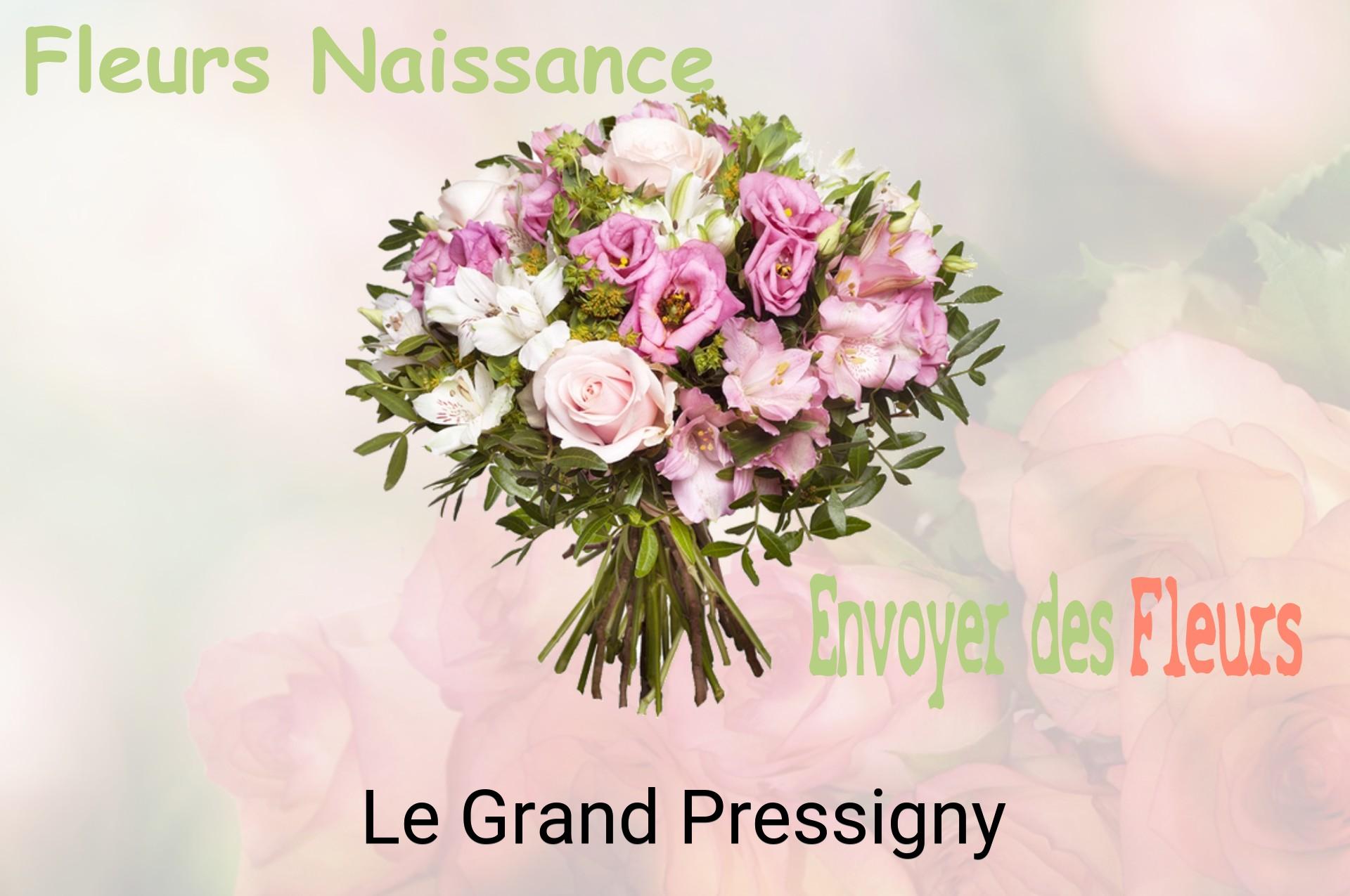 Bouquet de fleurs de naissance livré à Le Grand-Pressigny